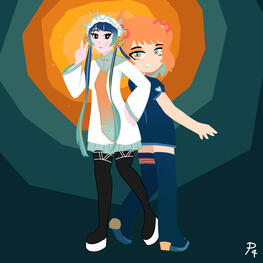 fake art collab with tetoro_